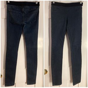 Free People Dark Wash Jean Leggings 25